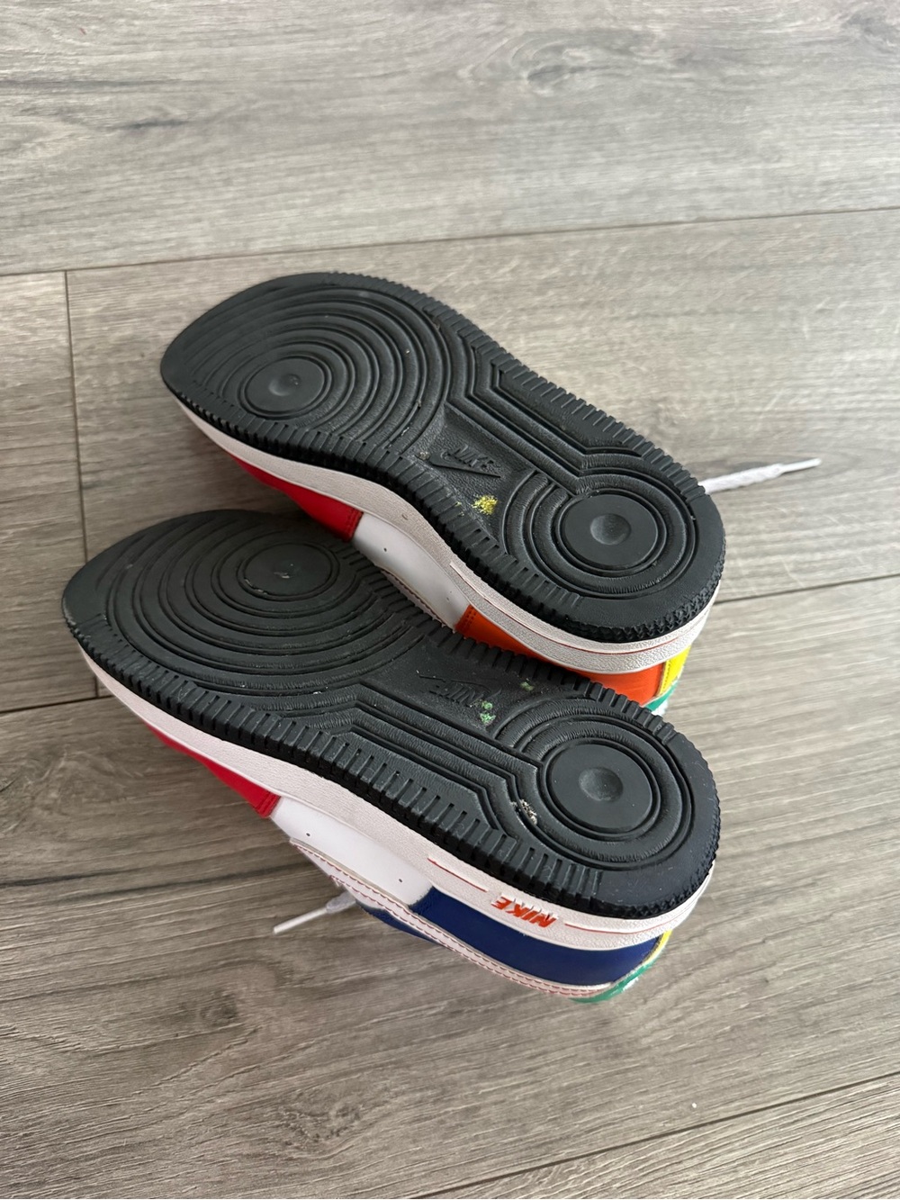 Nike Air Force 1 LV8 Boys' Multicolor Low Top Sneakers US 3Y Colorblock - Picture 8 of 8